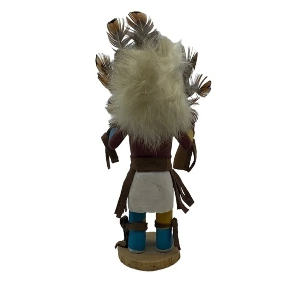 Kachina Native American Sun Face Artist signed Thompson Figurine